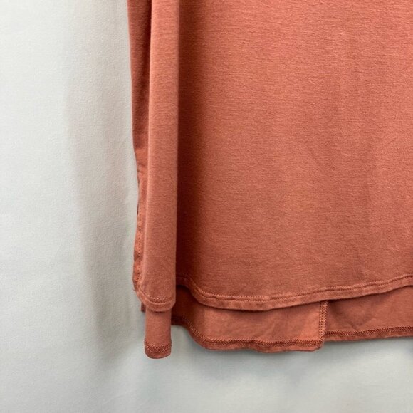 Mai Soli Womens Shift Dress Rose Stretch Scoop Neck Half Sleeve Tie Size XL New - Picture 8 of 11